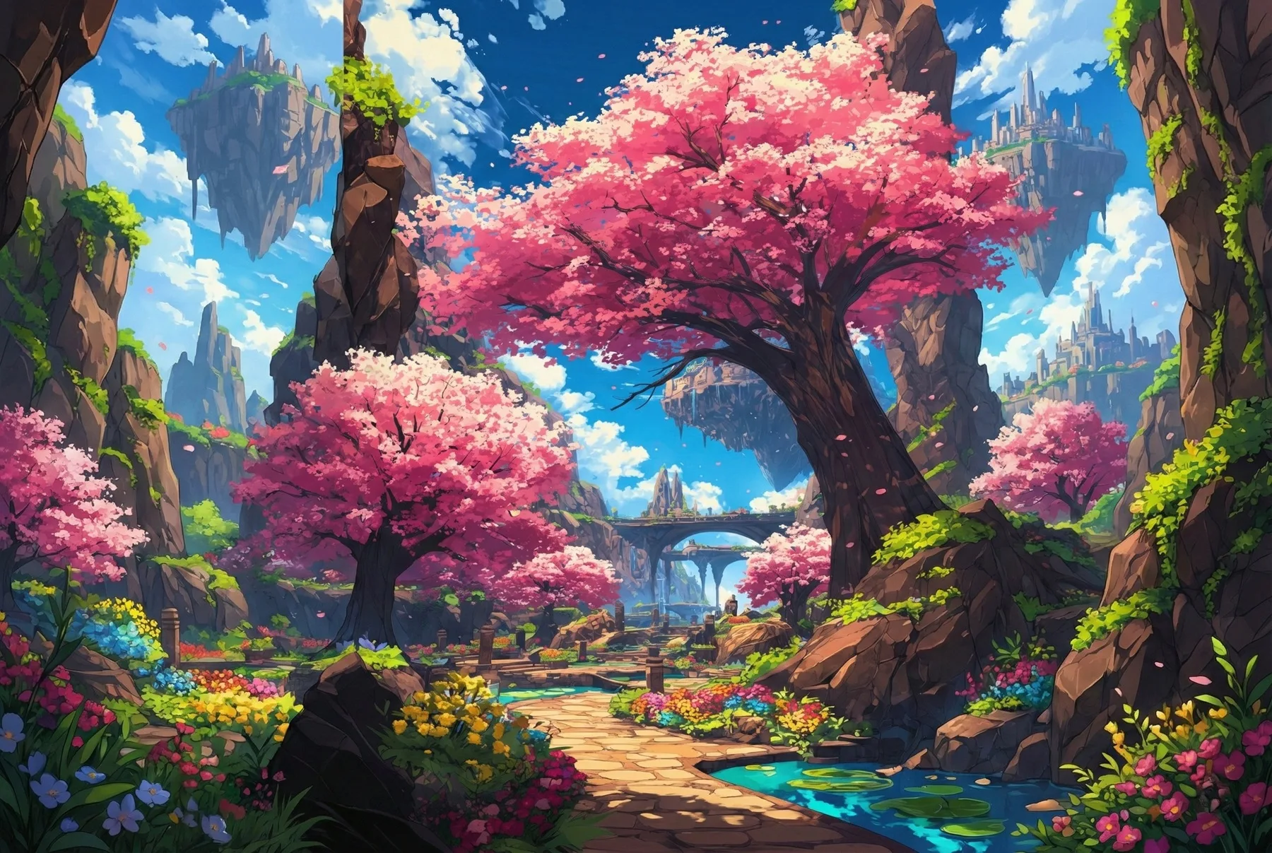 Background Cerisiers